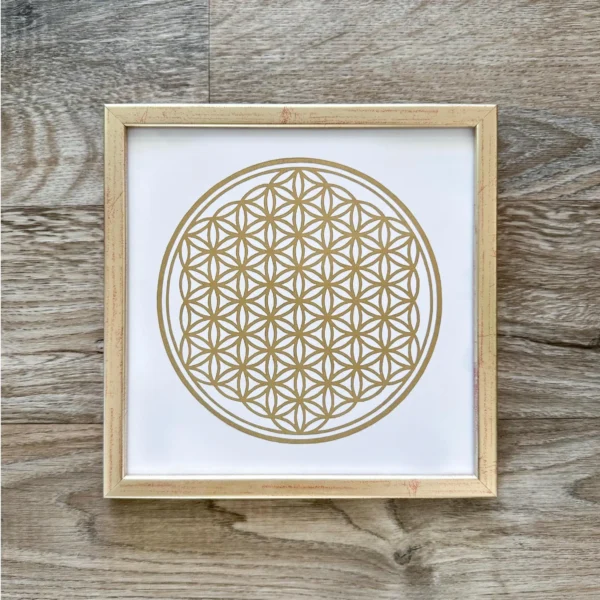 Blume des Lebens II – gerahmt
