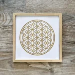 Blume des Lebens I – gerahmt – Bild 3