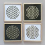 Blume des Lebens I – gerahmt – Bild 13